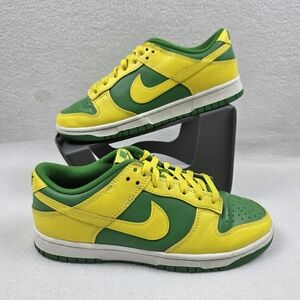 Nike Dunk Low Reverse Brazil Sneakers Men's Shoes Size 7 Green DV0833-300